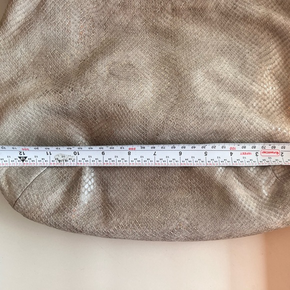 Coach Kristin Hobo Metallic Embossed Python - Picture 6 of 9